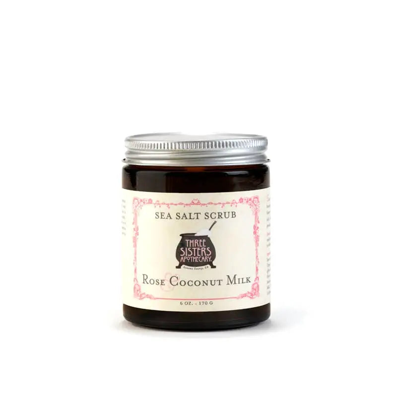 Three Sisters Apothecary - Sea Salt Scrub Rose & Coconut