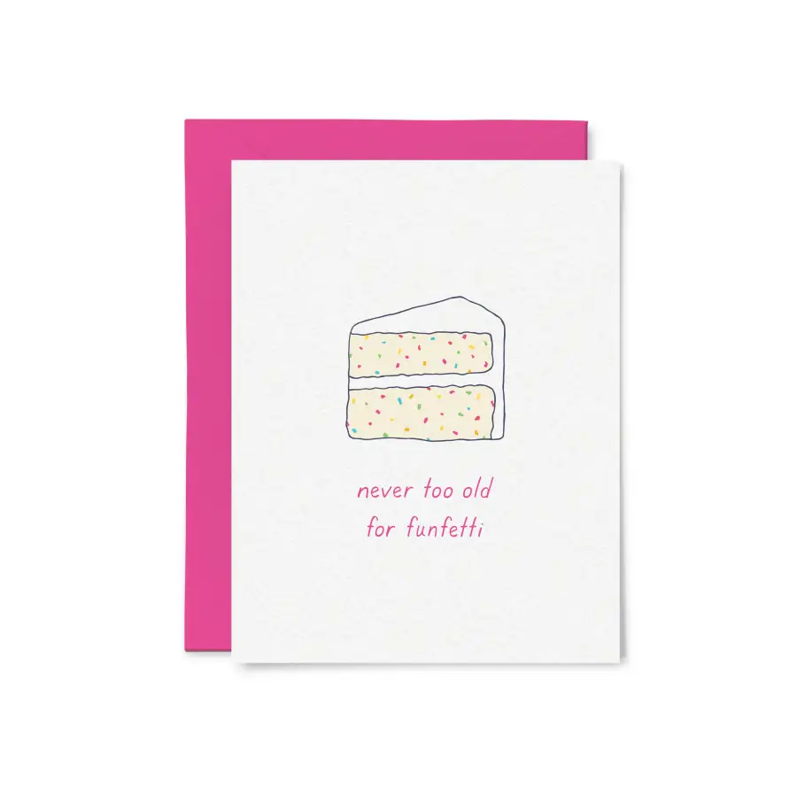 Tiny Hooray - Funfetti Birthday Card